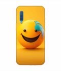 Samsung Galaxy A7 (2018) Happy Smiley Face Emoji Custom Printed Back Cover Design