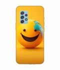 Samsung Galaxy A72 Happy Smiley Face Emoji Custom Printed Back Cover Design