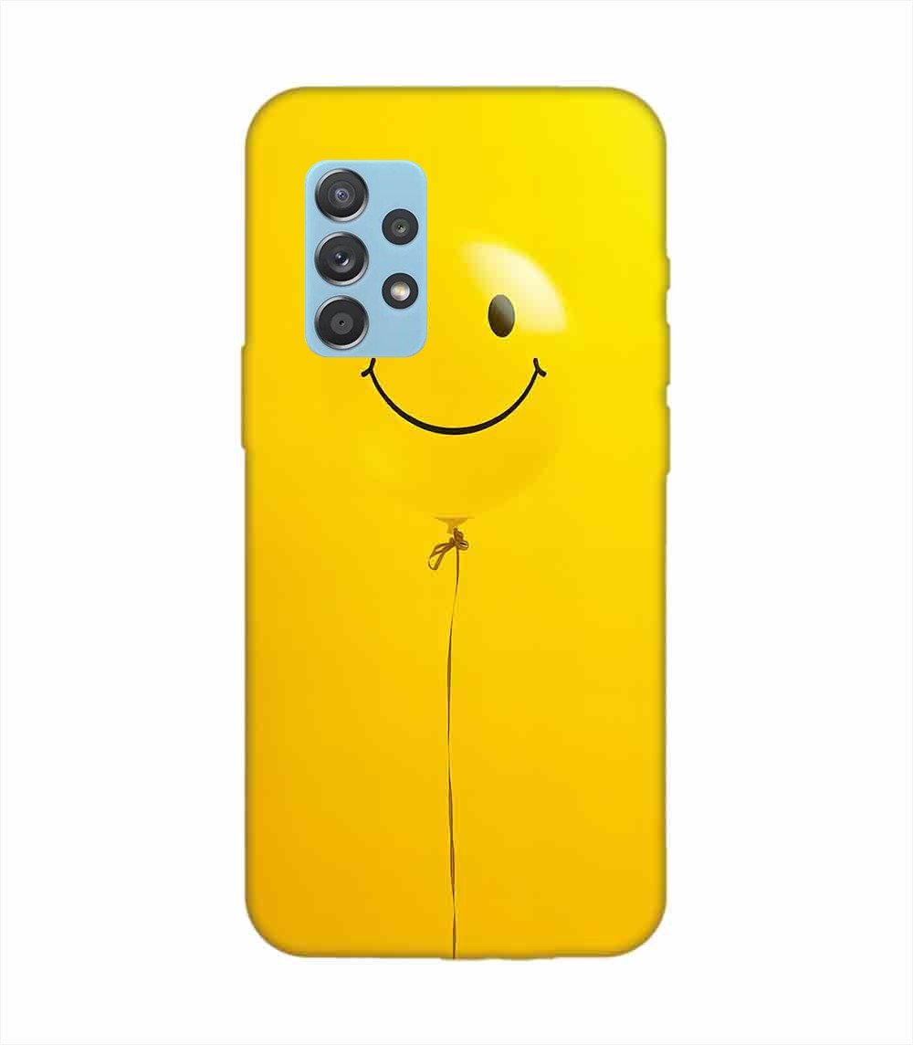 Samsung Galaxy A73 (5G) Happy Yellow Balloon Custom Printed Back Cover Design