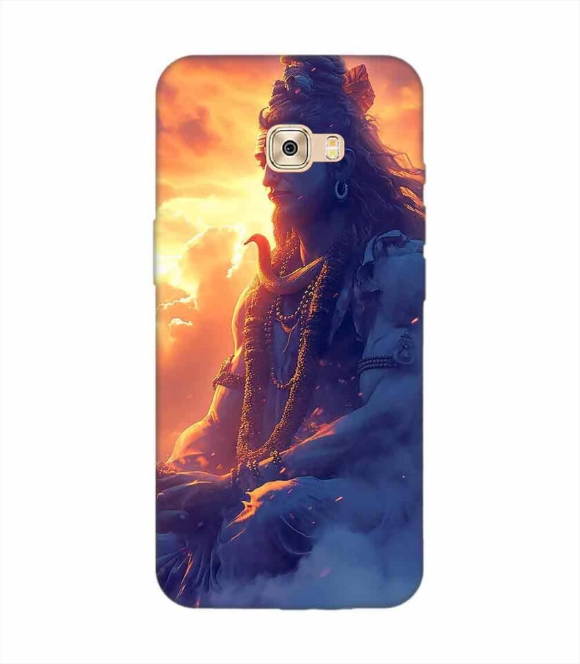 Samsung Galaxy C9 Happy Maha Shivaratri Wallpaper Custom Printed Back Cover Design