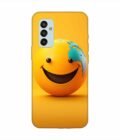Samsung Galaxy F13 Happy Smiley Face Emoji Custom Printed Back Cover Design