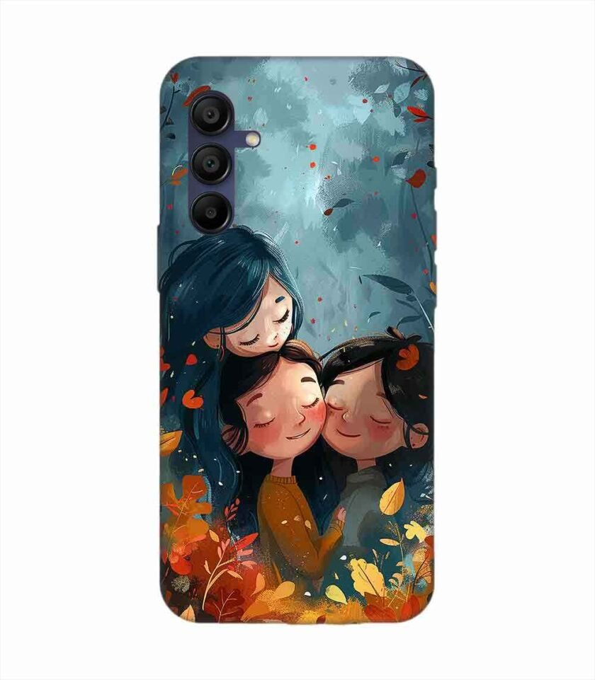 Samsung Galaxy F15 (5G) Happy Friendship Day Text With Suitable Image Friendship Celebration Custom Printed Back Cover Design