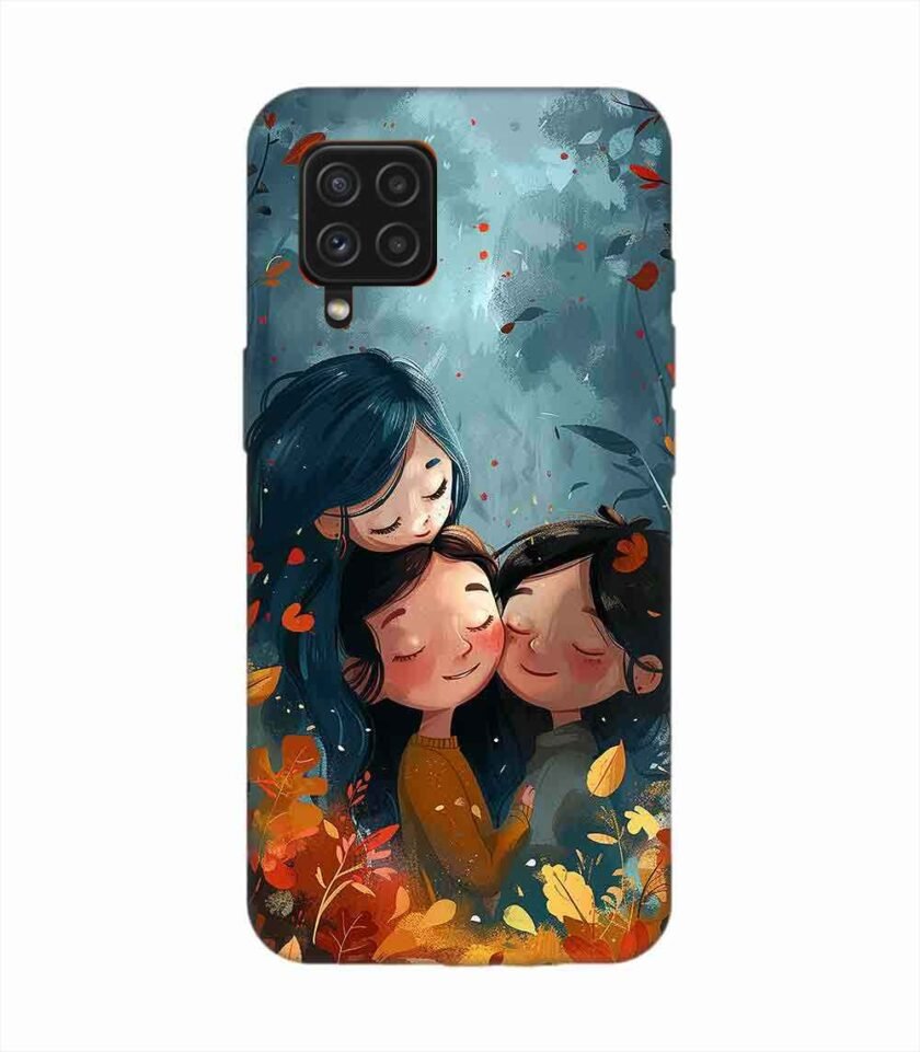 Samsung Galaxy F22 Happy Friendship Day Text With Suitable Image Friendship Celebration Custom Printed Back Cover Design