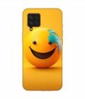 Samsung Galaxy F22 Happy Smiley Face Emoji Custom Printed Back Cover Design