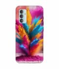 Samsung Galaxy F23 (5G) Happy Holi Color Splash Explosion Colored Powder Background Ai Generated Custom Printed Back Cover Design