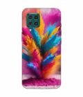 Samsung Galaxy F62 Happy Holi Color Splash Explosion Colored Powder Background Ai Generated Custom Printed Back Cover Design