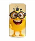 Samsung Galaxy J2 (2015) Happy Yellow Smiley Face Wearing Glasses Giving Thumbs Up Custom Printed Back Cover Design