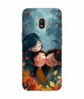 Samsung Galaxy J2 (2018) Happy Friendship Day Text With Suitable Image Friendship Celebration Custom Printed Back Cover Design