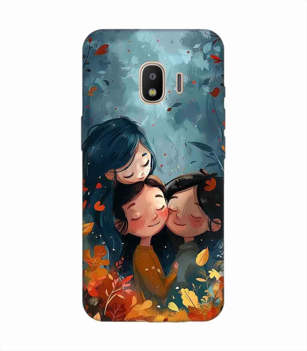 Samsung Galaxy J2 (2018) Happy Friendship Day Text With Suitable Image Friendship Celebration Custom Printed Back Cover Design