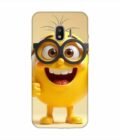 Samsung Galaxy J2 (2018) Happy Yellow Smiley Face Wearing Glasses Giving Thumbs Up Custom Printed Back Cover Design