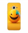 Samsung Galaxy J2 Pro (2016) Happy Smiley Face Emoji Custom Printed Back Cover Design