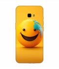 Samsung Galaxy J4 Core Happy Smiley Face Emoji Custom Printed Back Cover Design