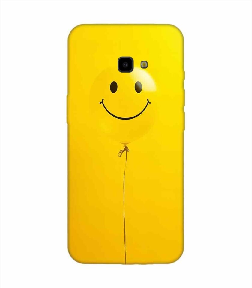 Samsung Galaxy J4 Core Happy Yellow Balloon Custom Printed Back Cover Design