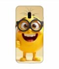 Samsung Galaxy J6 Plus Happy Yellow Smiley Face Wearing Glasses Giving Thumbs Up Custom Printed Back Cover Design