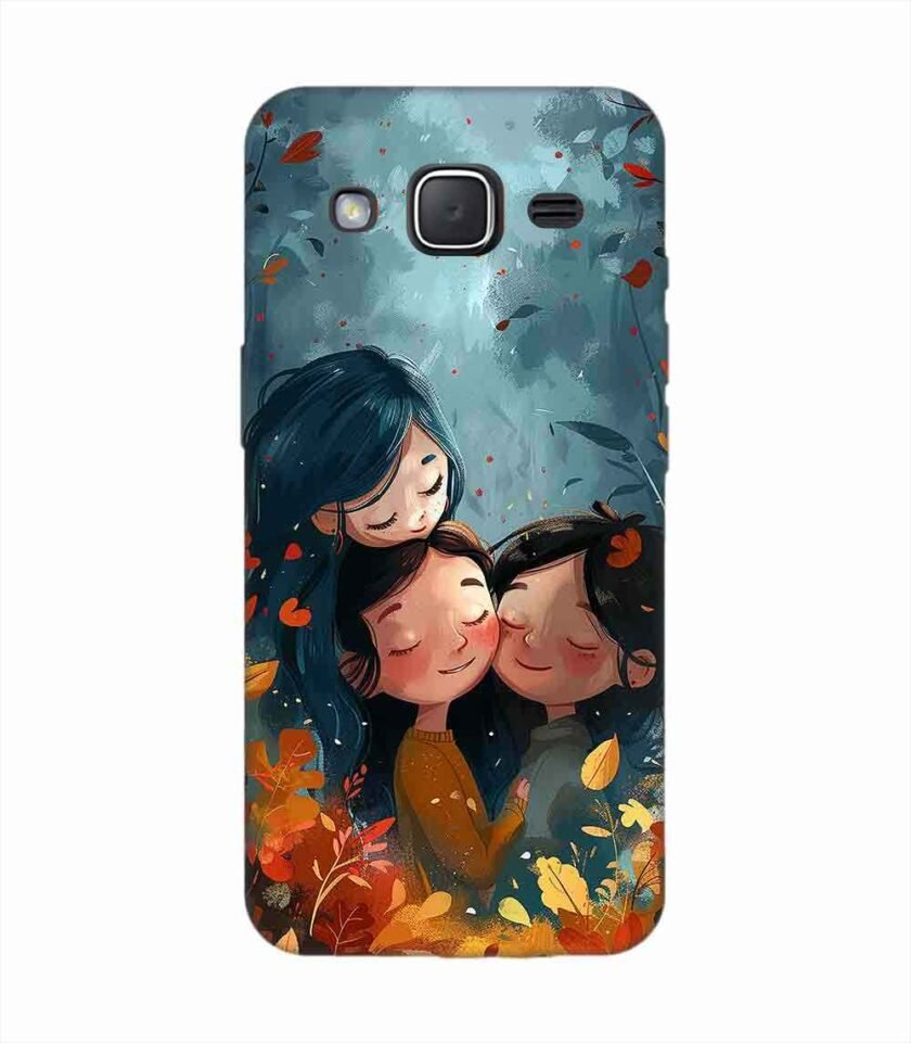 Samsung Galaxy J7 (2015) Happy Friendship Day Text With Suitable Image Friendship Celebration Custom Printed Back Cover Design