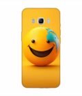 Samsung Galaxy J7 (2016) Happy Smiley Face Emoji Custom Printed Back Cover Design
