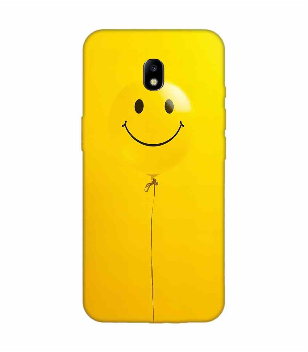 Samsung Galaxy J7 (2017) Happy Yellow Balloon Custom Printed Back Cover Design