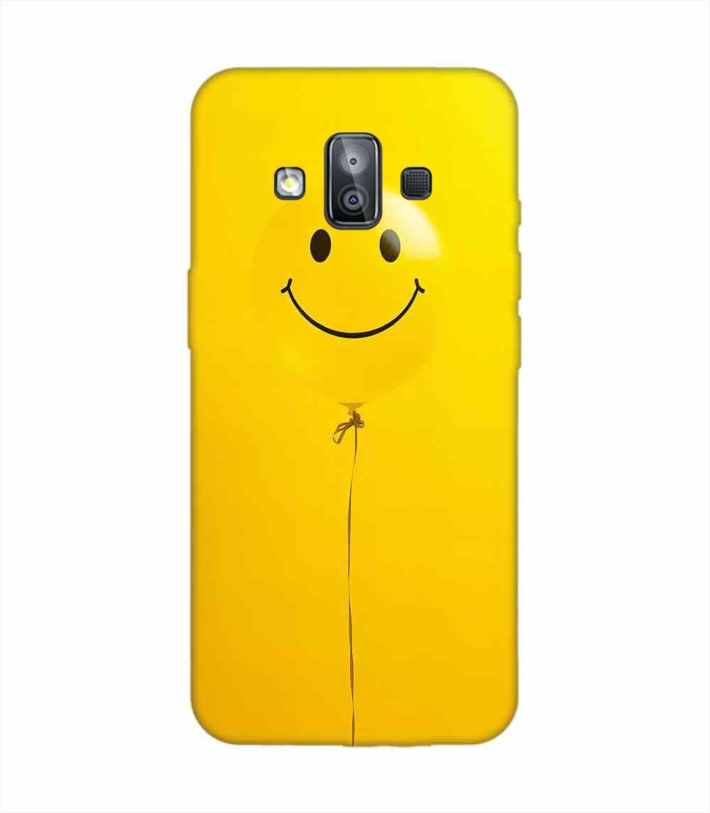 Samsung Galaxy J7 Duo Happy Yellow Balloon Custom Printed Back Cover Design