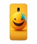 Samsung Galaxy J7 Pro Happy Smiley Face Emoji Custom Printed Back Cover Design