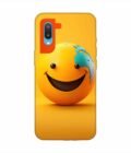 Samsung Galaxy M02 Happy Smiley Face Emoji Custom Printed Back Cover Design