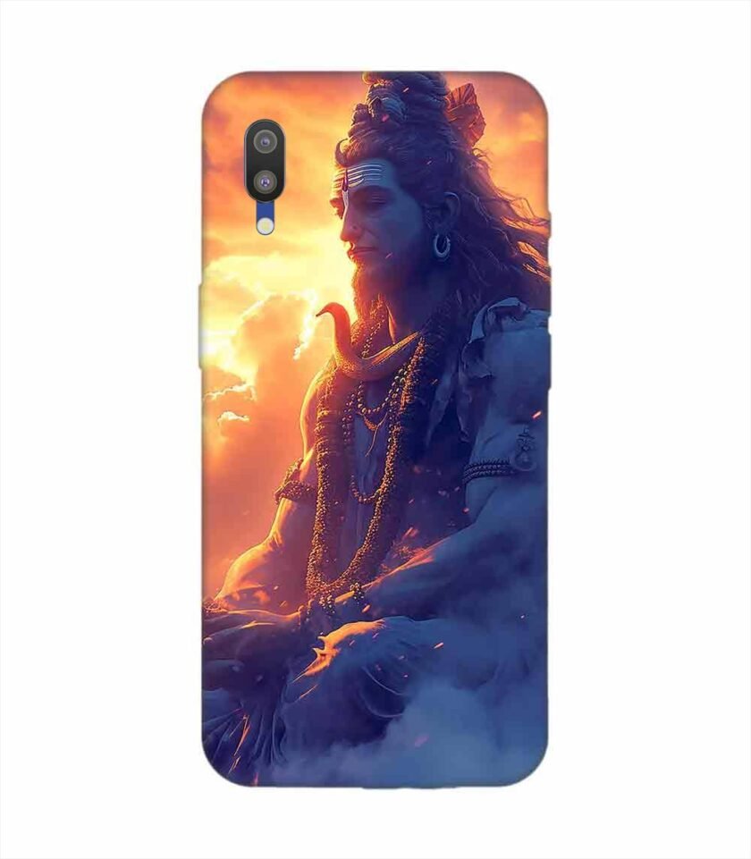 Samsung Galaxy M10 Happy Maha Shivaratri Wallpaper Custom Printed Back Cover Design