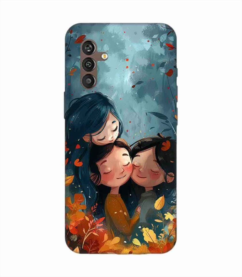 Samsung Galaxy M13 (4G) Happy Friendship Day Text With Suitable Image Friendship Celebration Custom Printed Back Cover Design