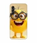 Samsung Galaxy M14 (5G) Happy Yellow Smiley Face Wearing Glasses Giving Thumbs Up Custom Printed Back Cover Design