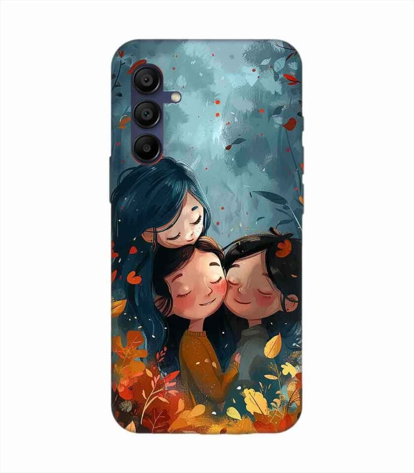 Samsung Galaxy M15 (5G) Happy Friendship Day Text With Suitable Image Friendship Celebration Custom Printed Back Cover Design