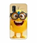 Samsung Galaxy M30S Happy Yellow Smiley Face Wearing Glasses Giving Thumbs Up Custom Printed Back Cover Design