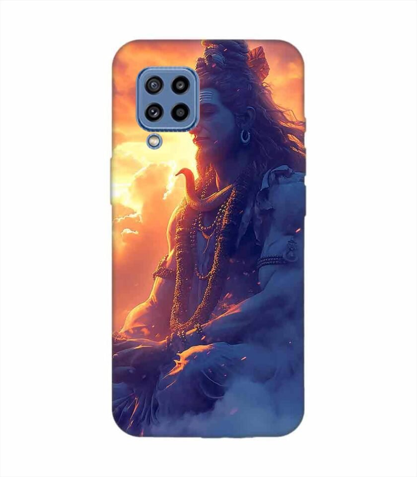 Samsung Galaxy M32 (4G) Happy Maha Shivaratri Wallpaper Custom Printed Back Cover Design