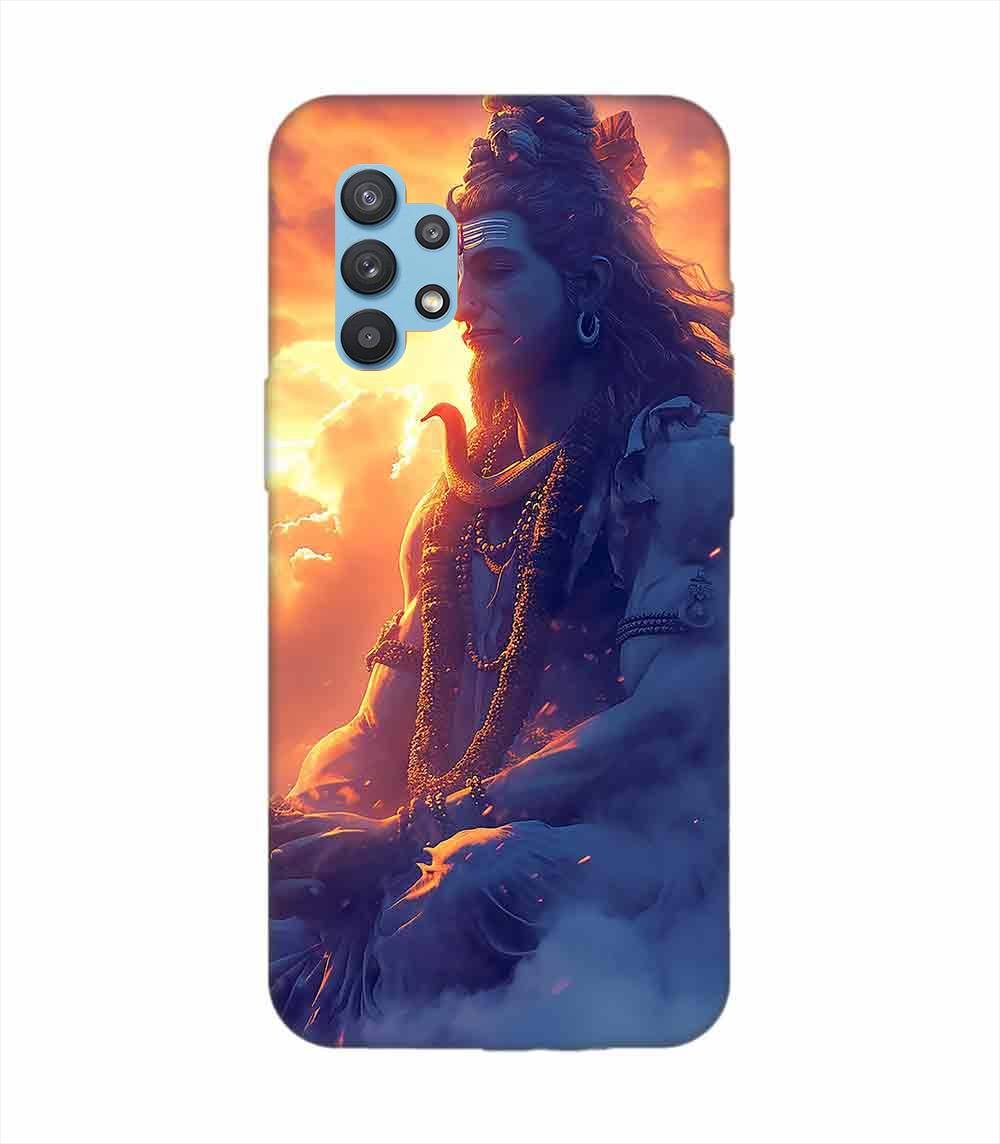 Samsung Galaxy M32 (5G) Happy Maha Shivaratri Wallpaper Custom Printed Back Cover Design