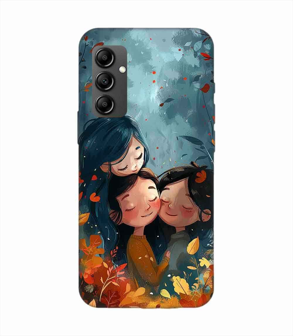 Samsung Galaxy M34 (5G) Happy Friendship Day Text With Suitable Image Friendship Celebration Custom Printed Back Cover Design