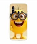 Samsung Galaxy M40 Happy Yellow Smiley Face Wearing Glasses Giving Thumbs Up Custom Printed Back Cover Design