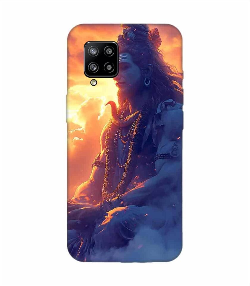 Samsung Galaxy M42 (5G) Happy Maha Shivaratri Wallpaper Custom Printed Back Cover Design