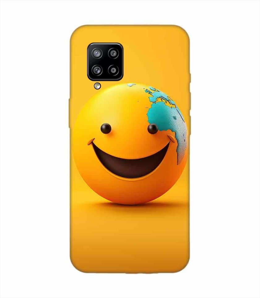 Samsung Galaxy M42 (5G) Happy Smiley Face Emoji Custom Printed Back Cover Design