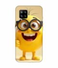 Samsung Galaxy M42 (5G) Happy Yellow Smiley Face Wearing Glasses Giving Thumbs Up Custom Printed Back Cover Design