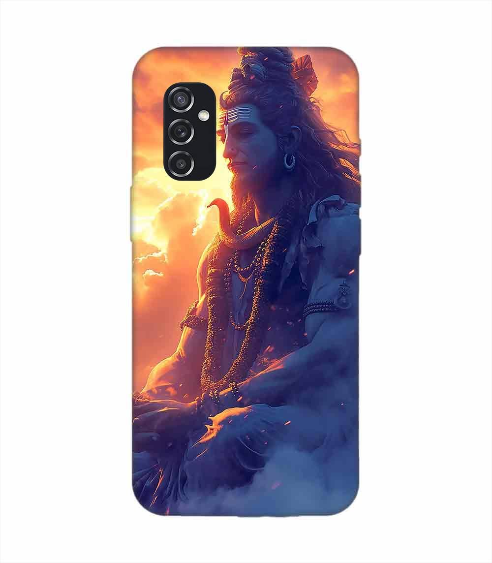 Samsung Galaxy M52 (5G) Happy Maha Shivaratri Wallpaper Custom Printed Back Cover Design