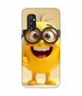 Samsung Galaxy M52 (5G) Happy Yellow Smiley Face Wearing Glasses Giving Thumbs Up Custom Printed Back Cover Design