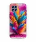 Samsung Galaxy M53 (5G) Happy Holi Color Splash Explosion Colored Powder Background Ai Generated Custom Printed Back Cover Design