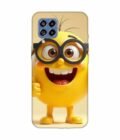 Samsung Galaxy M53 (5G) Happy Yellow Smiley Face Wearing Glasses Giving Thumbs Up Custom Printed Back Cover Design
