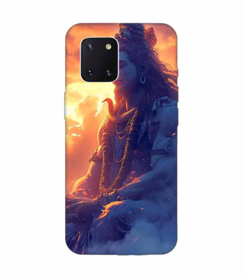 Samsung Galaxy Note 10 Lite Happy Maha Shivaratri Wallpaper Custom Printed Back Cover Design