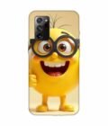 Samsung Galaxy Note 20 Ultra Happy Yellow Smiley Face Wearing Glasses Giving Thumbs Up Custom Printed Back Cover Design