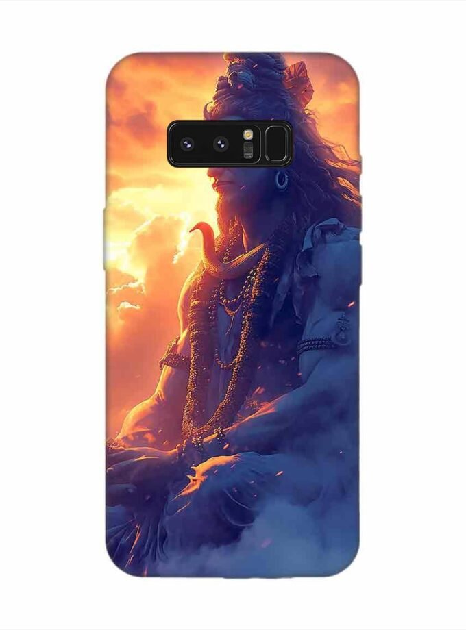 Samsung Galaxy Note 8 Happy Maha Shivaratri Wallpaper Custom Printed Back Cover Design