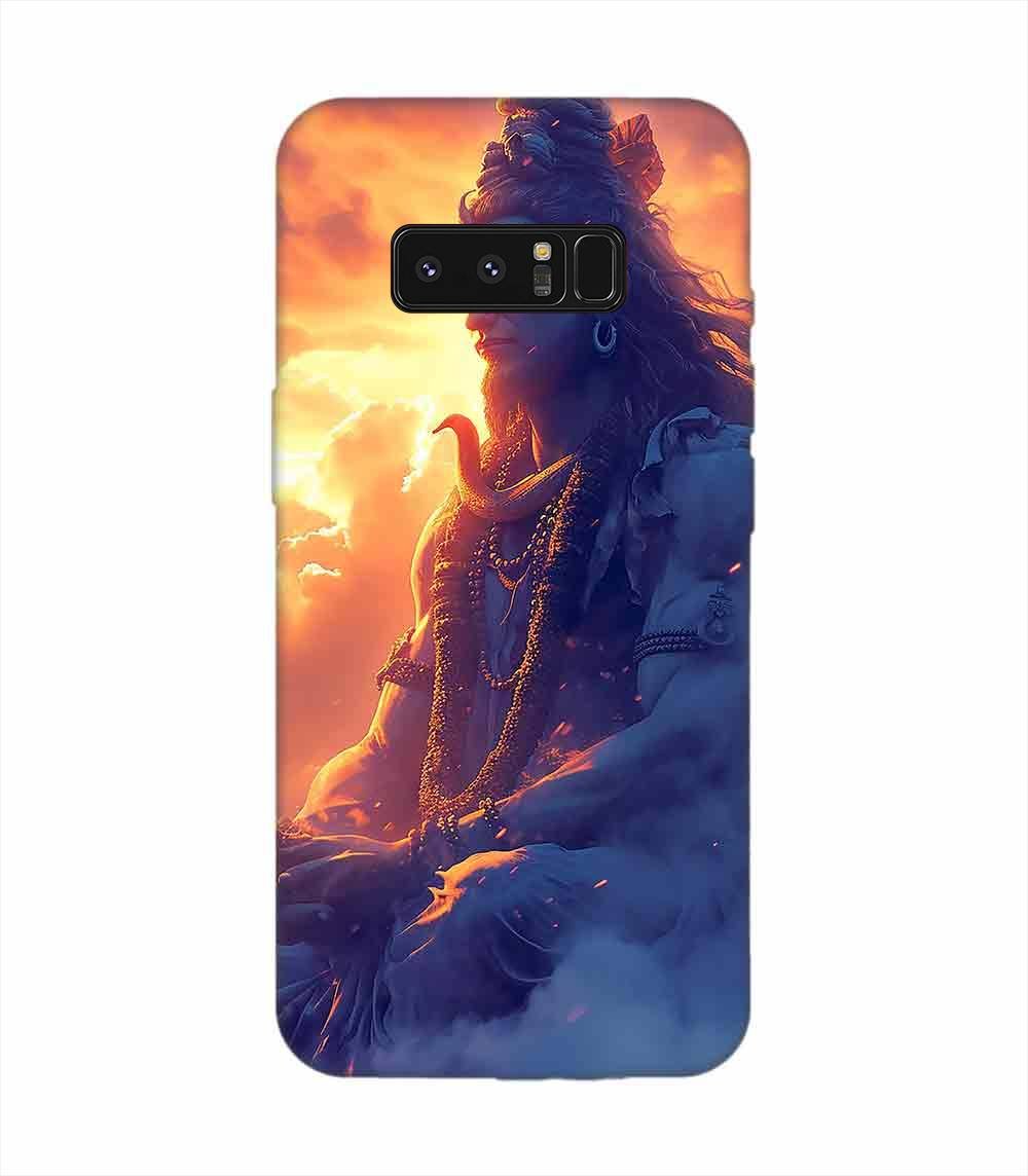 Samsung Galaxy Note 8 Happy Maha Shivaratri Wallpaper Custom Printed Back Cover Design