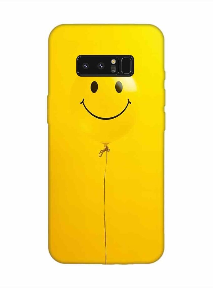 Samsung Galaxy Note 8 Happy Yellow Balloon Custom Printed Back Cover Design