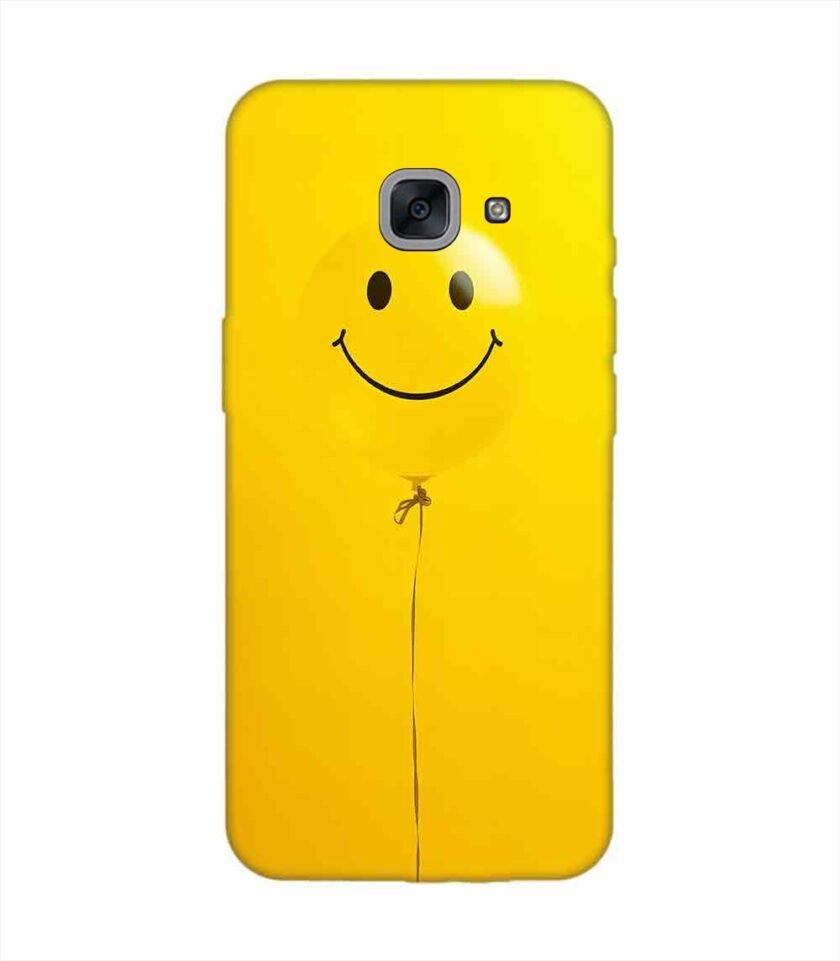Samsung Galaxy On Max Happy Yellow Balloon Custom Printed Back Cover Design