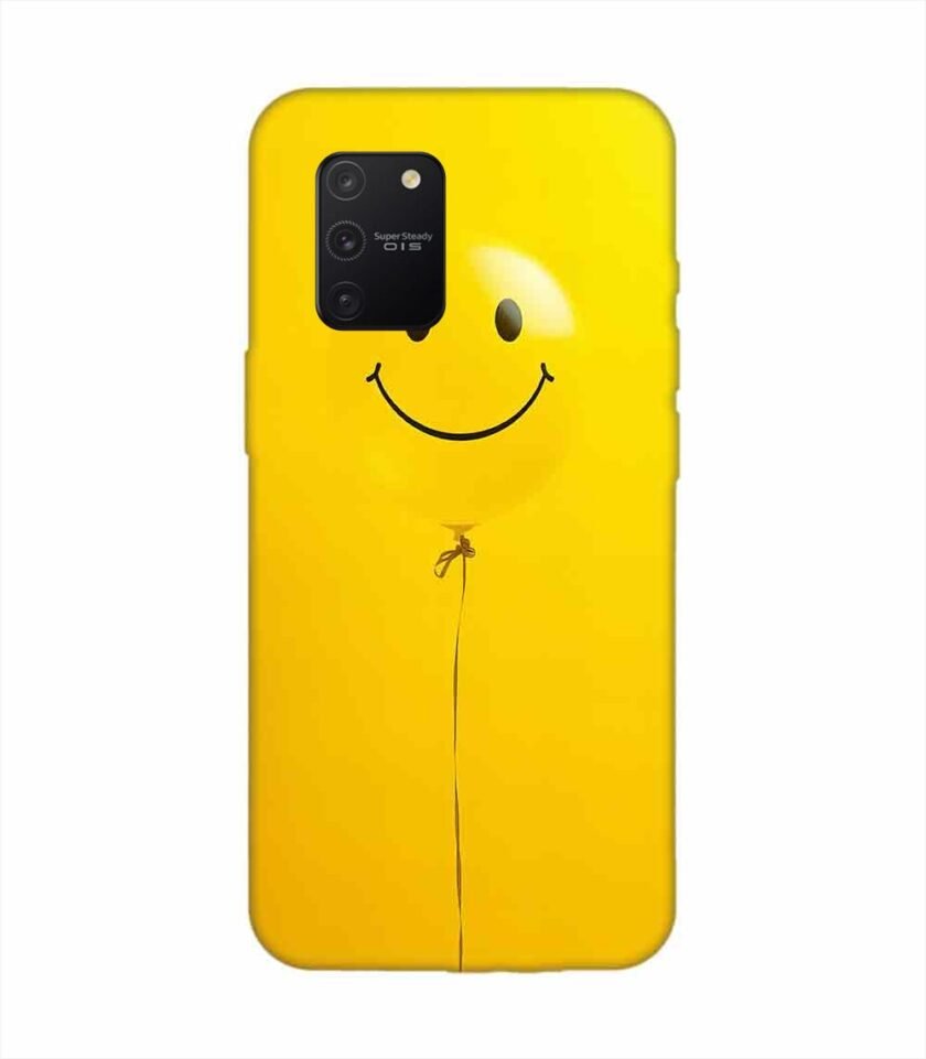 Samsung Galaxy S10 Lite Happy Yellow Balloon Custom Printed Back Cover Design