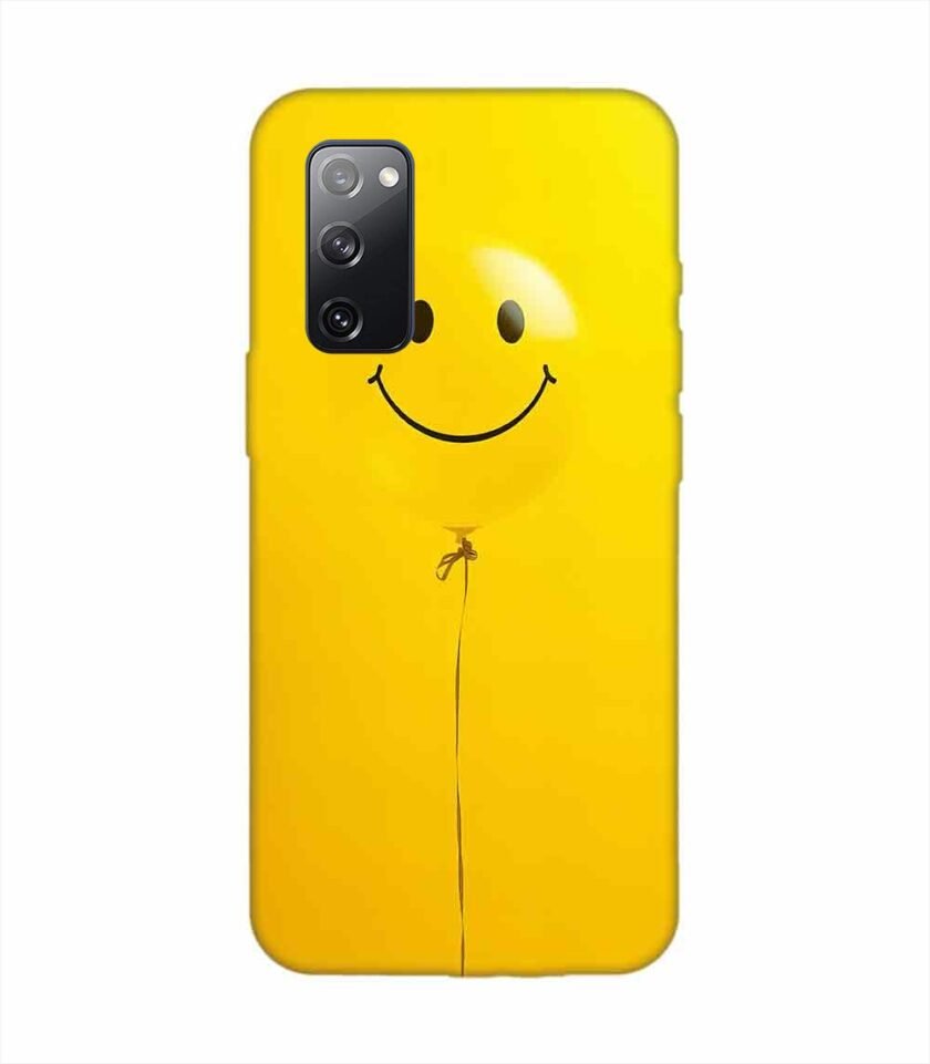 Samsung Galaxy S20 Fe (5G) Happy Yellow Balloon Custom Printed Back Cover Design