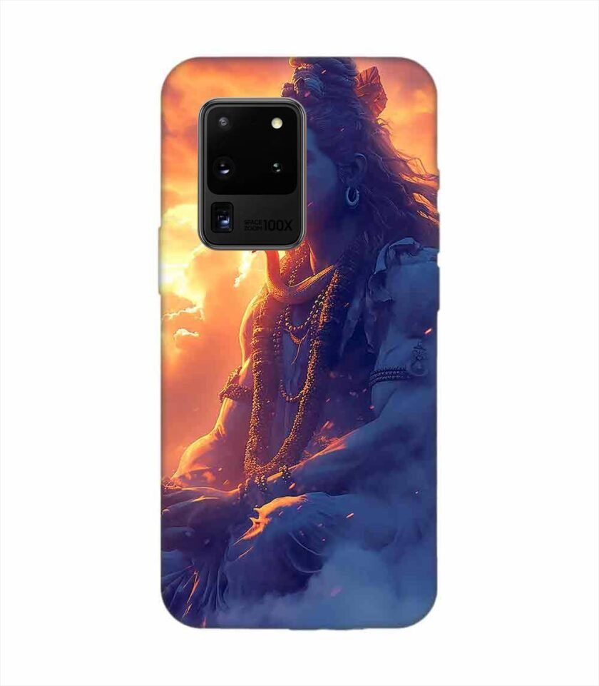 Samsung Galaxy S20 Ultra Happy Maha Shivaratri Wallpaper Custom Printed Back Cover Design