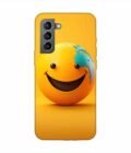 Samsung Galaxy S21 Plus Happy Smiley Face Emoji Custom Printed Back Cover Design